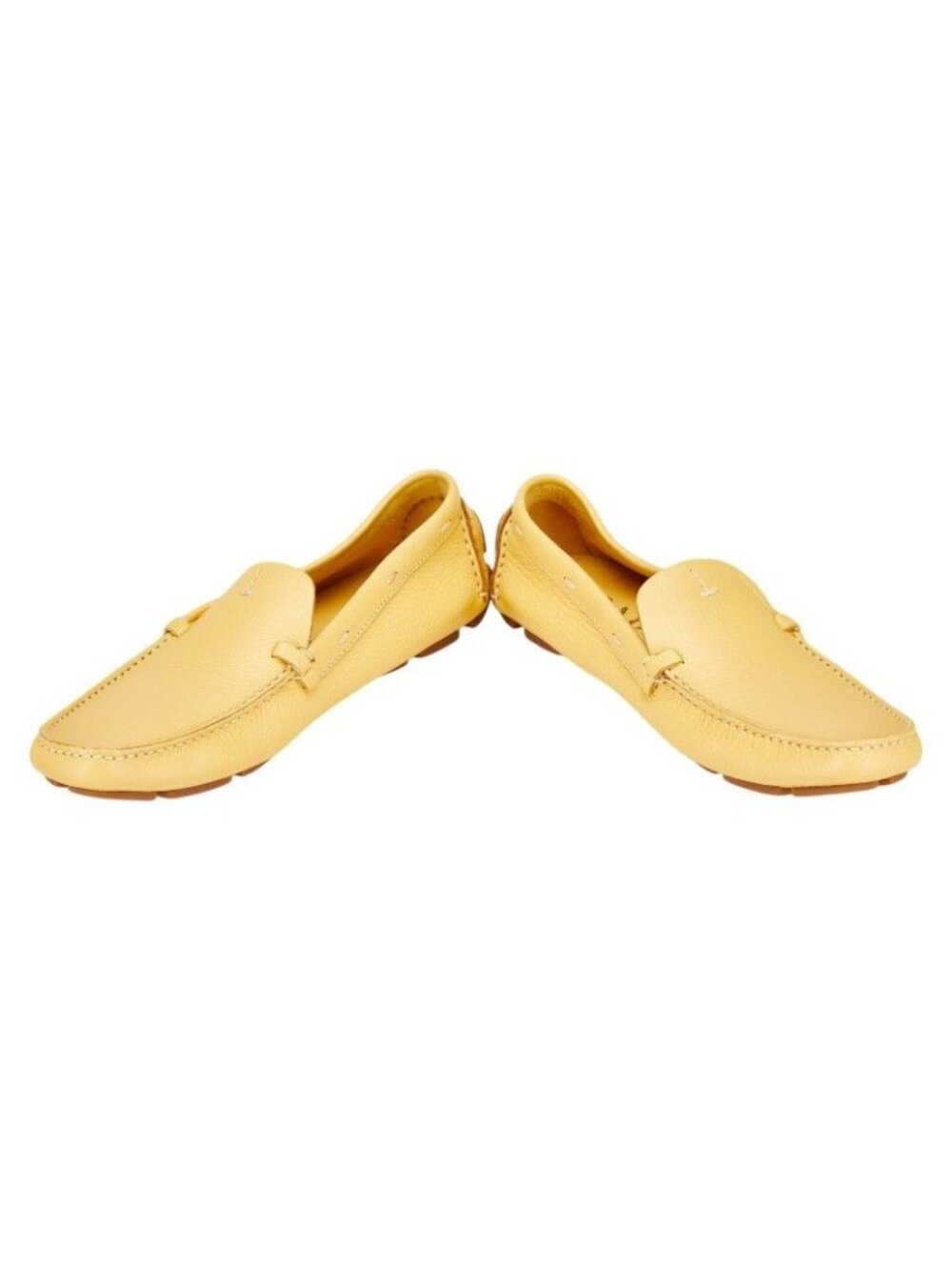 Prada Driving 35 Yellow Leather Sneaker - Picture 3 of 10